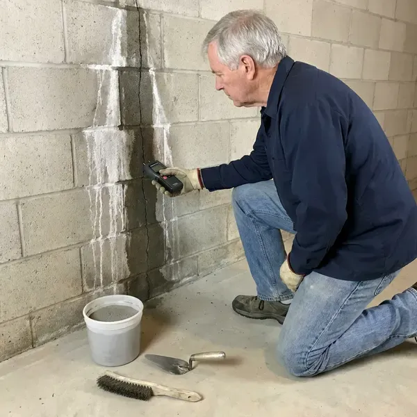 CVR Plumbing technician providing basement leak repair in Phoenix, AZ