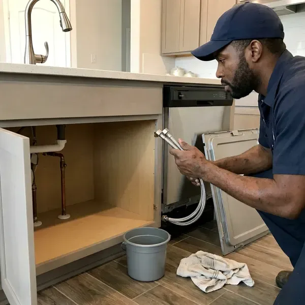 CVR Plumbing technician providing kitchen plumbing in Tempe, AZ