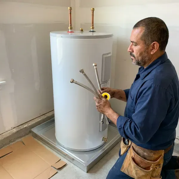 CVR Plumbing technician providing water heater installation in Phoenix, AZ